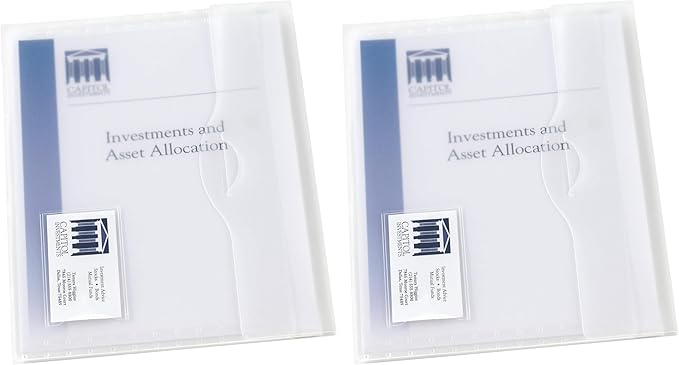 Avery Translucent Document Wallet, Holds up to 50 Pages, 1 Cover by Avery