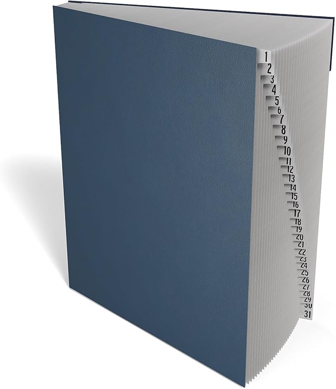 Staples Pressboard Indexed Desk File, Numerical Index 1–31, 2‑Pack – Desktop - Image 4