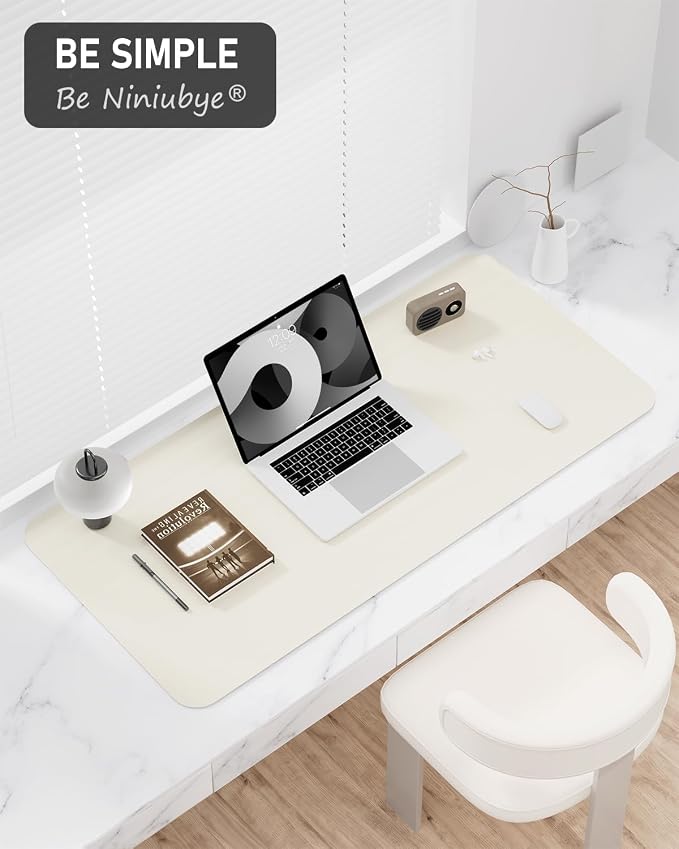Desk Pad, 35.5" x 17" PU Leather Non-Slip Desk Mat Large Mouse Pad - Image 7