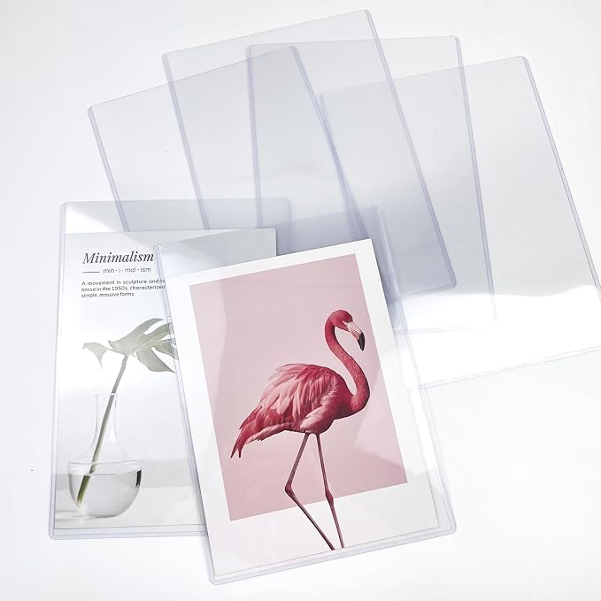 Rainmae 6 Pack 8.5" x 14" Rigid Print Protectors, Paper Sleeves Photo Plastic - Image 7