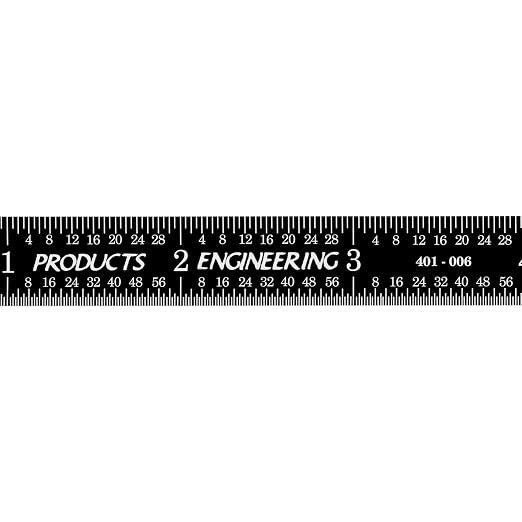 PEC Tools 6" Stainless Steel Flexible Metal Ruler - Image 4