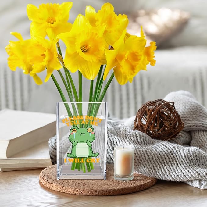 Please Don't Yell at Me I Will Cry Acrylic Cosmetic Pencil Pen Holder Cup - Image 5