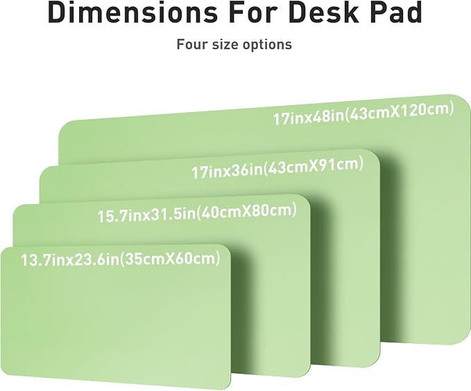 Aothia Leather Desk Pad Protector, Mouse Pad, Office Desk Mat, Non-Slip PU - Image 8