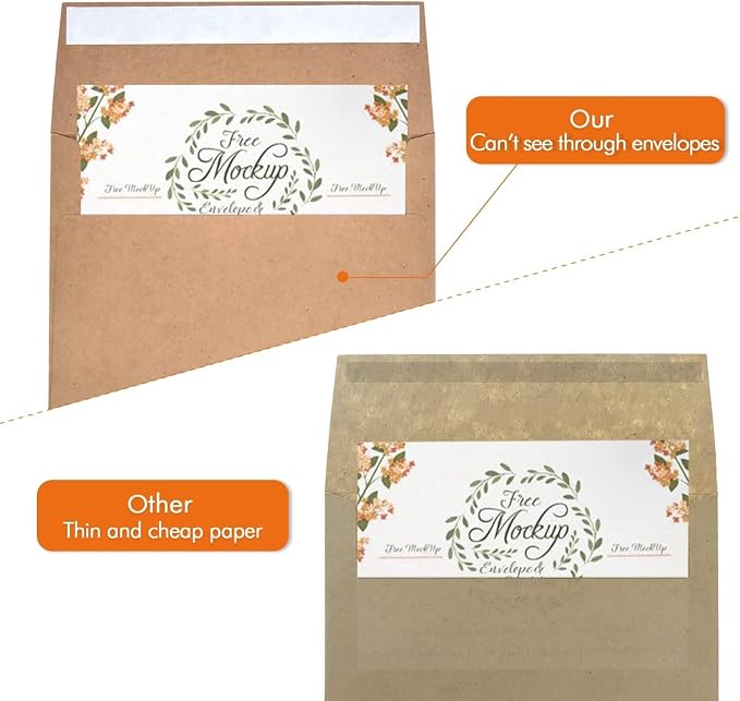 100 Pack, Size A2, Invitations, Baby Shower, Greeting Cards, Announcements - Image 6