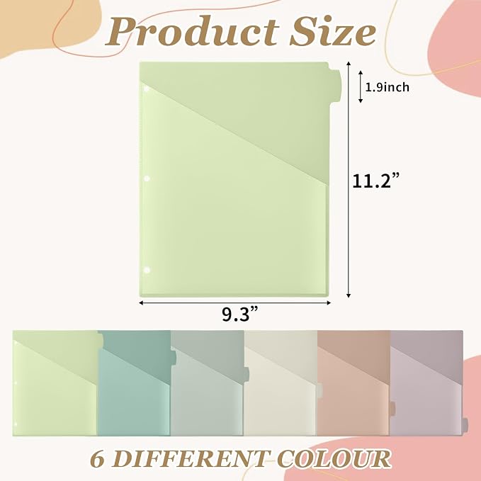 Epakh 24 Pcs Binder Dividers for 3 Rings Binders Index Dividers - Image 2