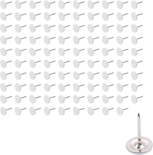 100Pcs Flat Head Upholstery Tacks Home Furniture Decor Tacks Upholstery Nails by SSYDIEN