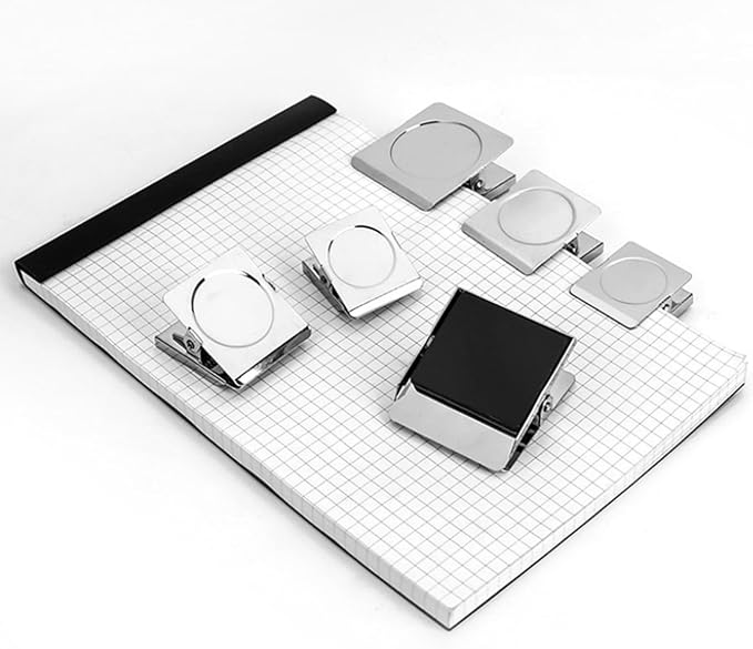 Square Strong Magnetic Clips, 2.3"-6 Pcs, 57 mm, Refrigerator Magnet Clips - Image 8