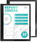 Binditek 30 Pack Clear Front Report Covers by Binditek