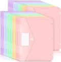Forvencer Binder Pocket, 24 Pack Super Heavyweight Plastic Folders by Forvencer