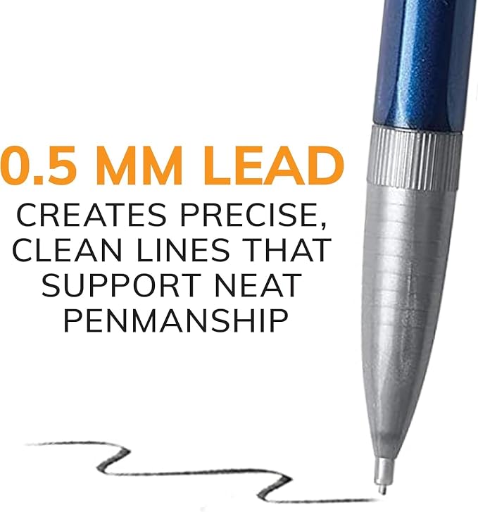 BIC Xtra Precision Mechanical Pencil, Fine 0.5 mm Point and Built-In Eraser - Image 8
