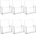 Acrylic Brochure Holder 8.5 x 11 inch 6 Pack by SUNQEBO