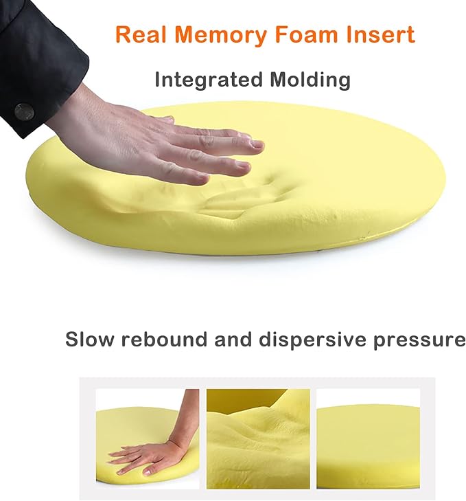 Sigmat Memory Foam Seat Cushion Anti-Slip Soft Round Stool Cushion Chair Pad 15 - Image 6
