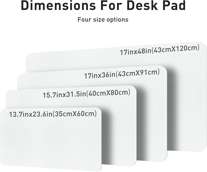Aothia Leather Desk Pad Protector, Office Desk Mat, Large Mouse Pad, Non-Slip - Image 4
