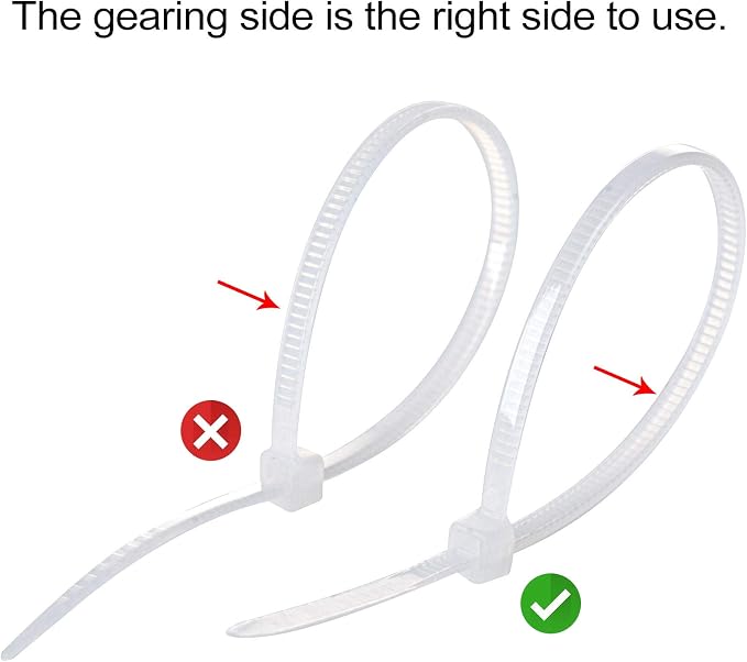 200pcs 3/4" Back-Glue Self Adhesive White Strong Cable Zip Tie Mounts - Image 2