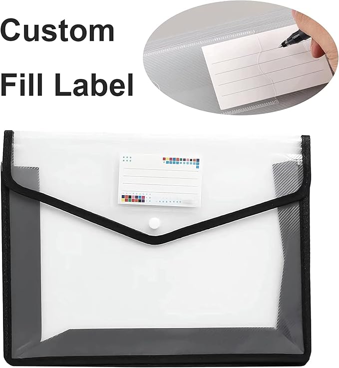 YoeeJob Plastic File Folders Legal Size Expandable Document Folder - Image 5