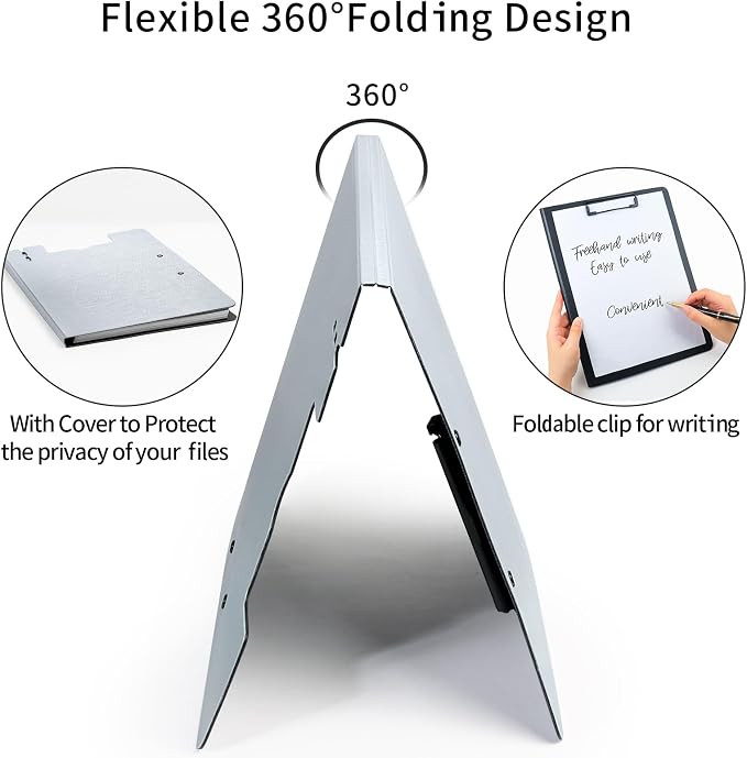A4 Clipboard, 10 Pack Foldable Clipboards - Image 2
