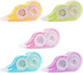 5 Pcs 39.4 Ft Colorful Correction Tape, Teacher Supplies, Office and Home by Unknown