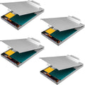 ZCZN Aluminum Clipboard with Storage, 4 Pack Recycled Metal Clipboard Box by ZCZN