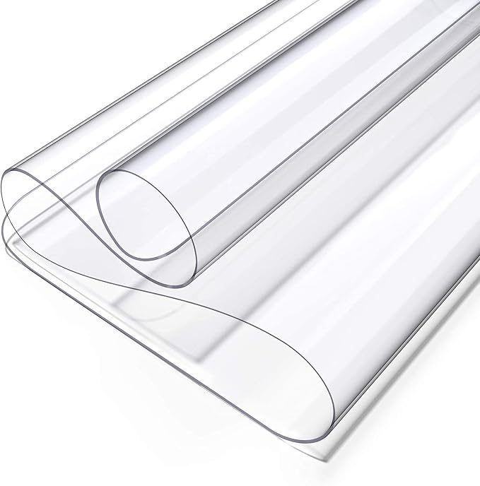 Oterri Clear Writing Desk Pad, 14’’x24” Heat Resistant Waterproof PVC Round - Image 6