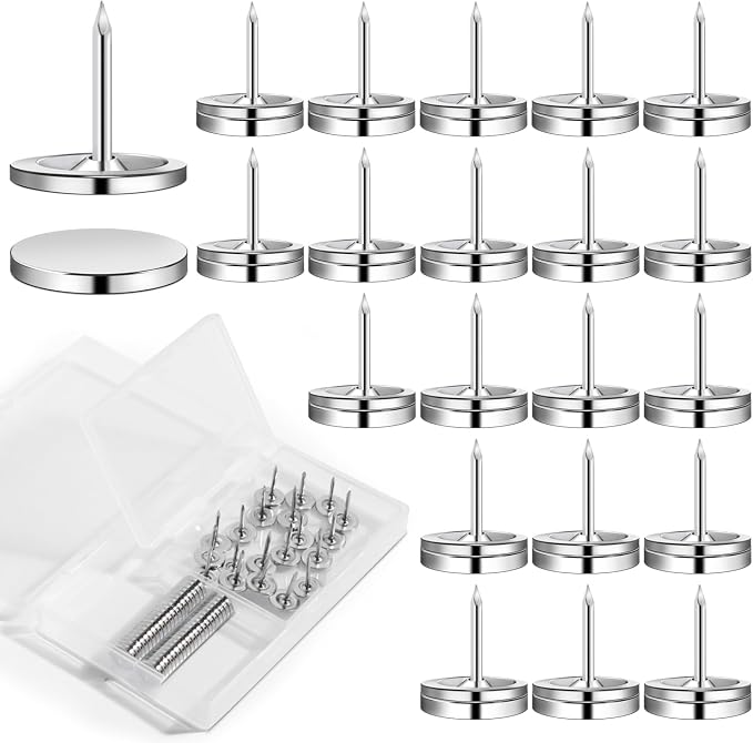 rhinocats Magnetic Push Pins, 50 Sets Magnet Thumbtack by rhinocats