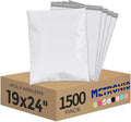 Metronic Poly Mailers 19x24 Inch 1500pcs White, Large Shipping Bags by METRONIC