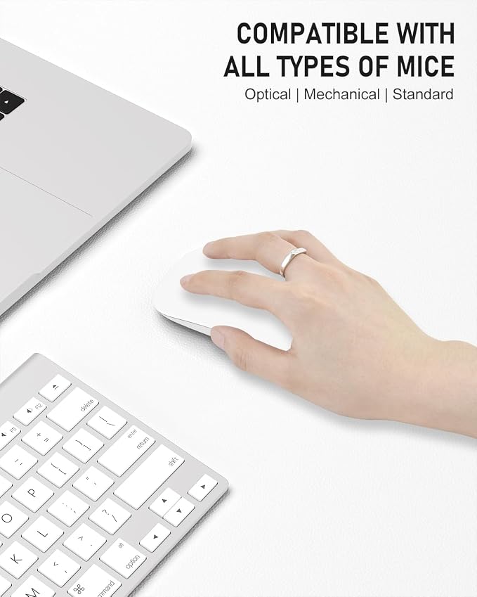 Desk Pad, 23.6" x 13.8" PU Leather Non-Slip Desk Mat Large Mouse Pad - Image 4