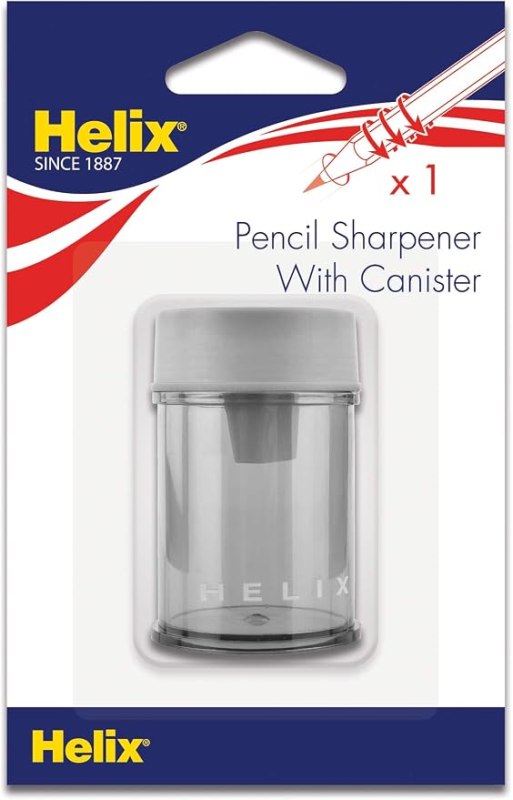Helix Canister 1 Hole Pencil Sharpener - Image 2