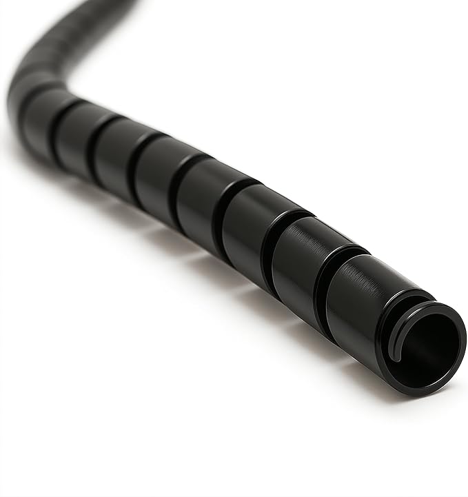Electriduct 1/2 Inch Heavy Duty Spiral Wrap HDPE Flexible Plastic Cable Sleeve by Electriduct