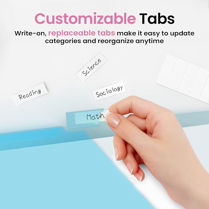 Taja 48 Count Dividers for 3 Ring Binder - Image 4