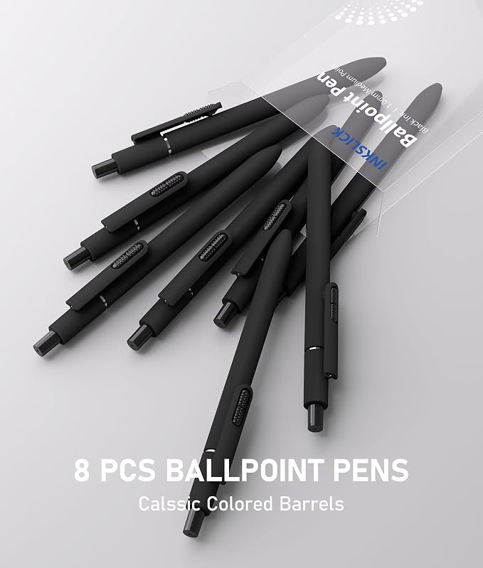 16 Pack Black Ink Ballpoint Pens 1.0mm Fidget Pens - Image 5