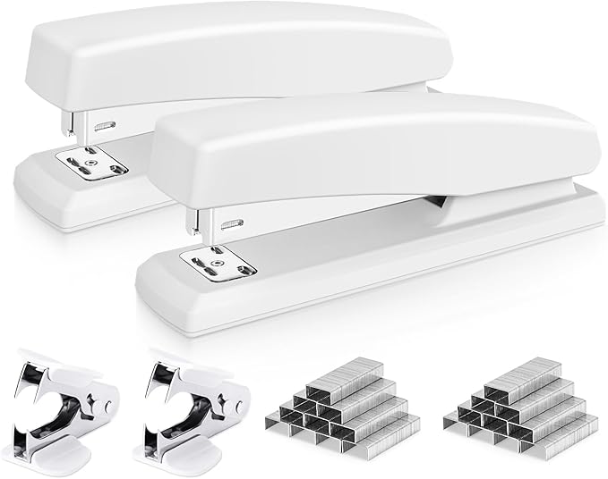 Deli Stapler, Desktop Stapler, 2 Pack, Office Staplers, 25 Sheet Capacity by delioffice