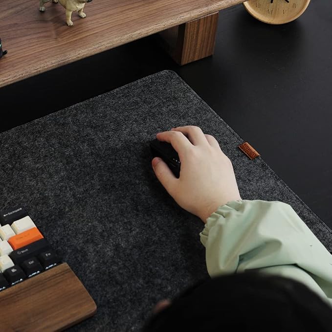 Bright Stone Felt Desk Mat, Non-Slip Mouse Pad, 27.5"x11.8" Office Supplies - Image 4