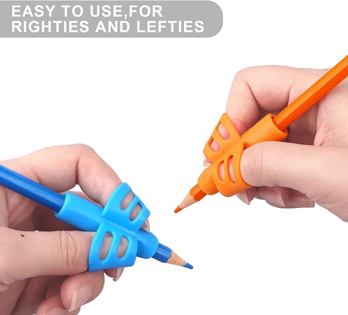 6 Pack Pencil Grips for Kids Handwriting Pencil Grippers, Pencil Writing Aid - Image 6