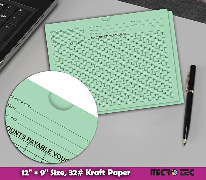 Accounts Payable Voucher Envelopes General Accounting Style, Buff 400 Pack | - Image 6