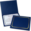 Fine Stationery Classic Blue Certificate Folder by Fine+Stationery