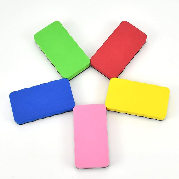Dry Erase Erasers, Eeoyu 18 Pack Magnetic Whiteboard Dry Erasers Chalkboard - Image 3