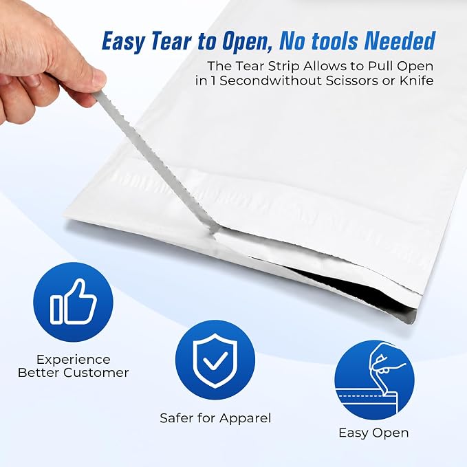 Fuxury Poly Mailers 12x15.5 50PC Shipping Bags - Image 10