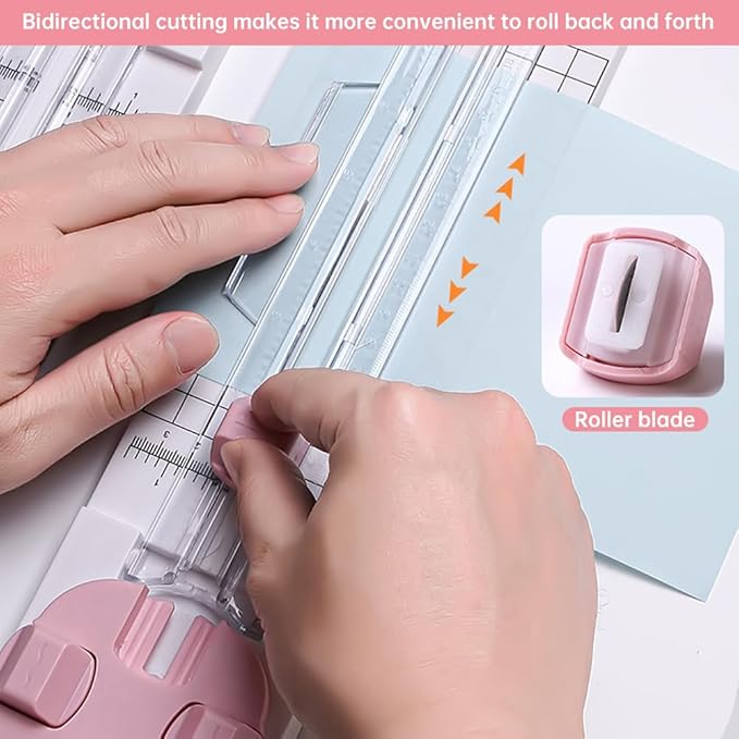 Paper Cutter, 4-in-1 Paper Trimmer, Photo Cutter, Perforated, Creasing - Image 4