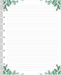A4 TUL Discbound Lined Refill Paper, 11-Disc Discbound Ruled Filler Paper by Yaridar