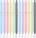FIOVER Colored Pens, 12 Pack Colorful Gel Pens, Quick-Dry 0.7mm Medium Point by FIOVER