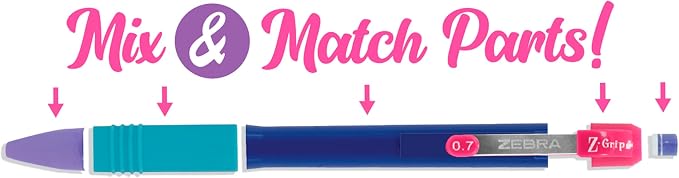 Zebra Pen, Z-Grip Mechanical Pencil, Smooth Writing, Latex-Free Grip, 0.7mm Lead - Image 4