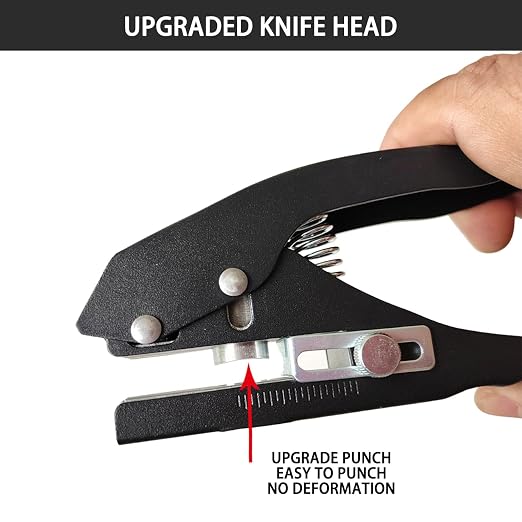 Single Hole Punch, Heavy Duty Single Hole Punch Hole Punches Portable Hand Held - Image 2