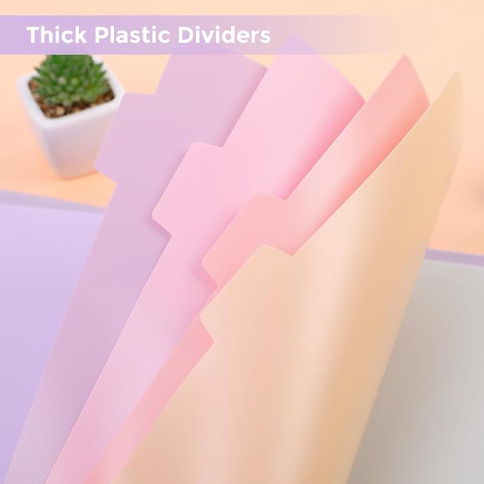 SKYDUE Durable Plastic 8-Tab Dividers - Image 6
