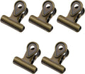 Xiaoyztan Mini Clips, 20mm Wide Bronze Bulldog Clips Paper Clip Binder Bull by Welcometoxiaoyztan