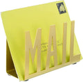 MyGift Mail Holder Organizer Countertop Modern Golden Metal by MyGiftHome
