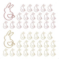 OWLFAVO 40pcs Bunny Shape Paper Clips by OWLFAVO