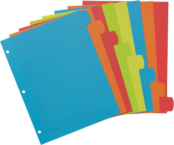 Avery Big Tab Write & Erase Durable Plastic Dividers, 8-Tab Set, 3 Sets - Image 6