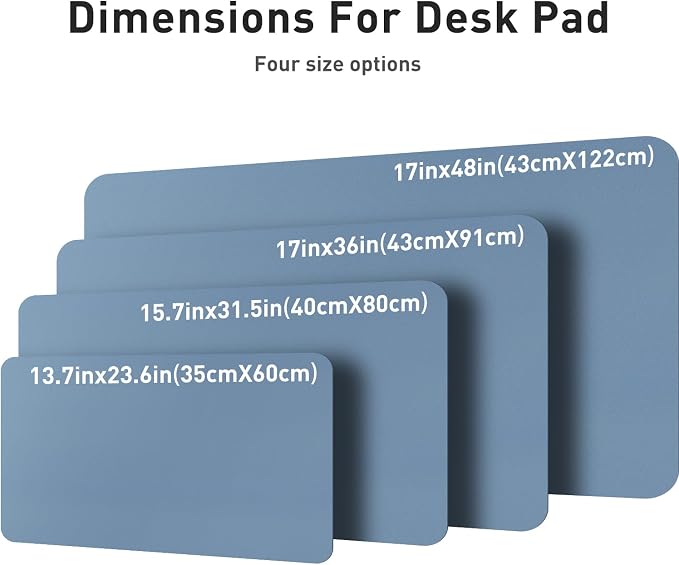 Aothia Leather Desk Pad Protector, Office Desk Mat, Large Mouse Pad, Non-Slip - Image 7