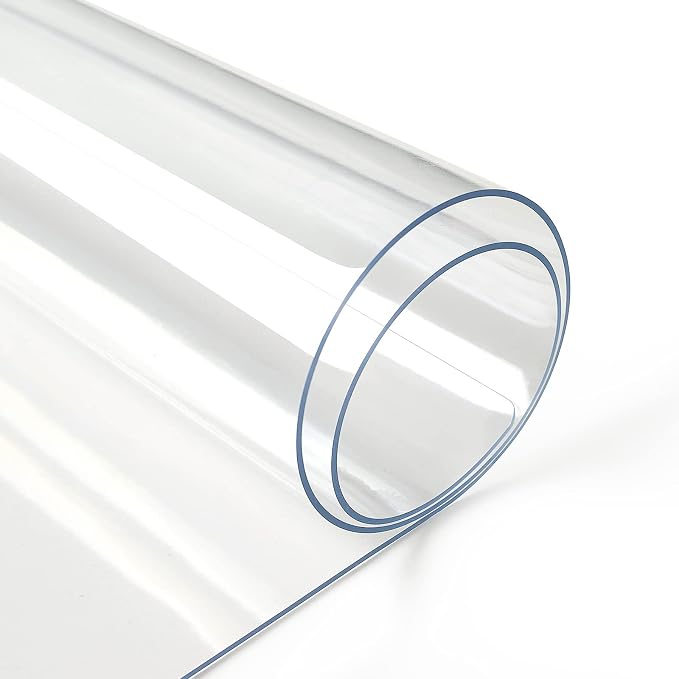 Deep Dream 1.5mm Thick 42 Inches Clear Round Table Protector, Round Table Cover - Image 2