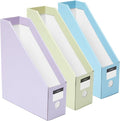 Y YOMA Cardboard File Magazine Holder, Pastel Color, 12 Pack Desktop Binder by YYOMA